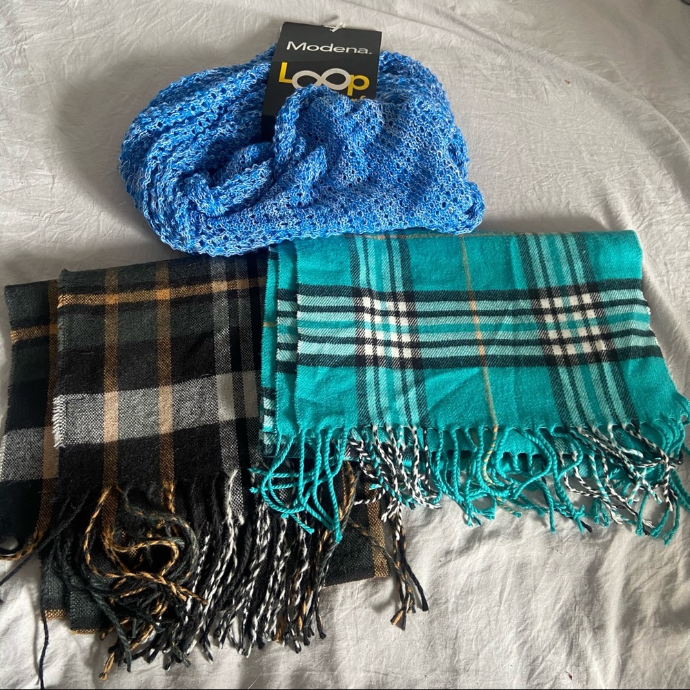 3 scarf bundle